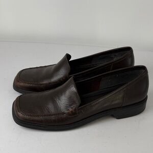 Naturalizer Brown Leather Loafers